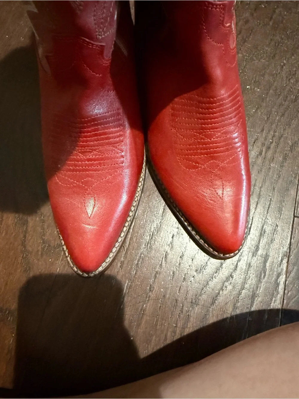 Tecovas Red Over-the-Knee Western Boots